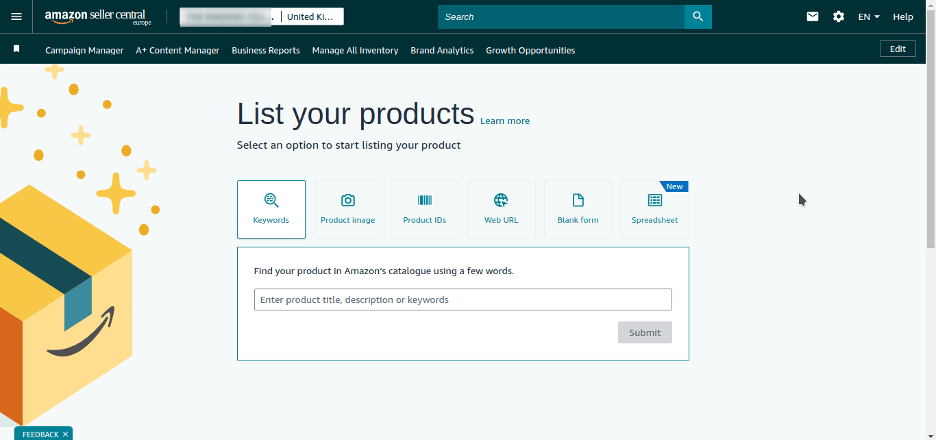list your Amazon product list your Amazon product